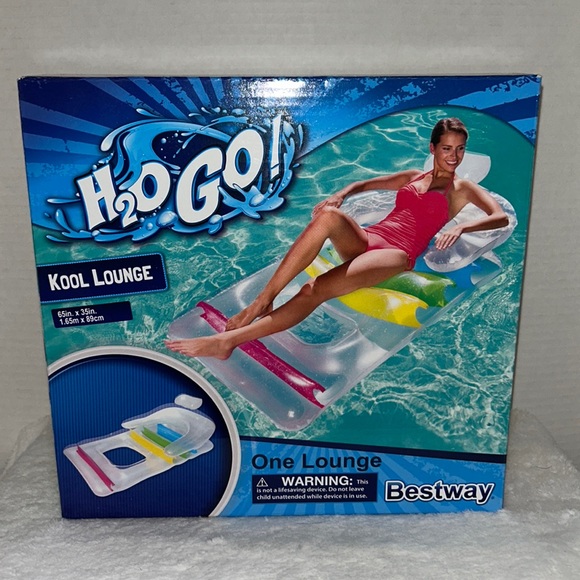 Bestway Swim H2o To Go Kool Lounge Pool Floating Lounge Poshmark